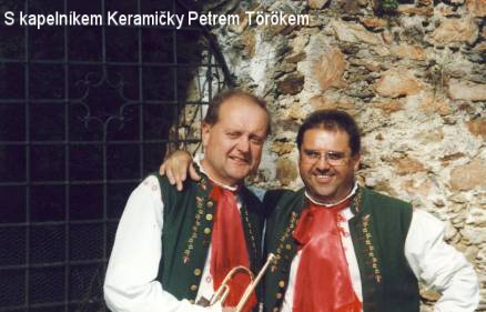 S kapelnkem Keramiky Petrem Trkem